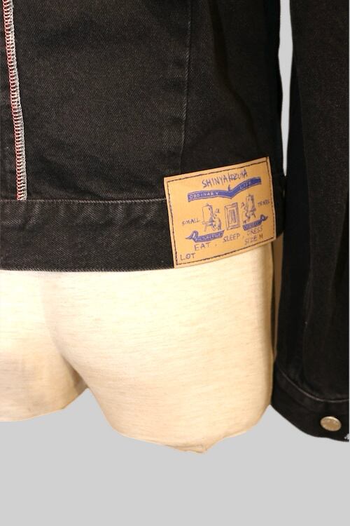 24AW】SHINYAKOZUKA WASHED ORDINARY CITY TRUCKER (BLACK 24AW】SHINYAKOZUKA WASHED ORDINARY CITY TRUCKER (BLACK