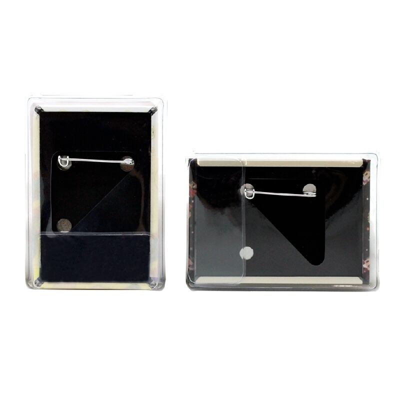 スクエア缶バッジカバー 80×55mm対応 | 推し活グッズの通販