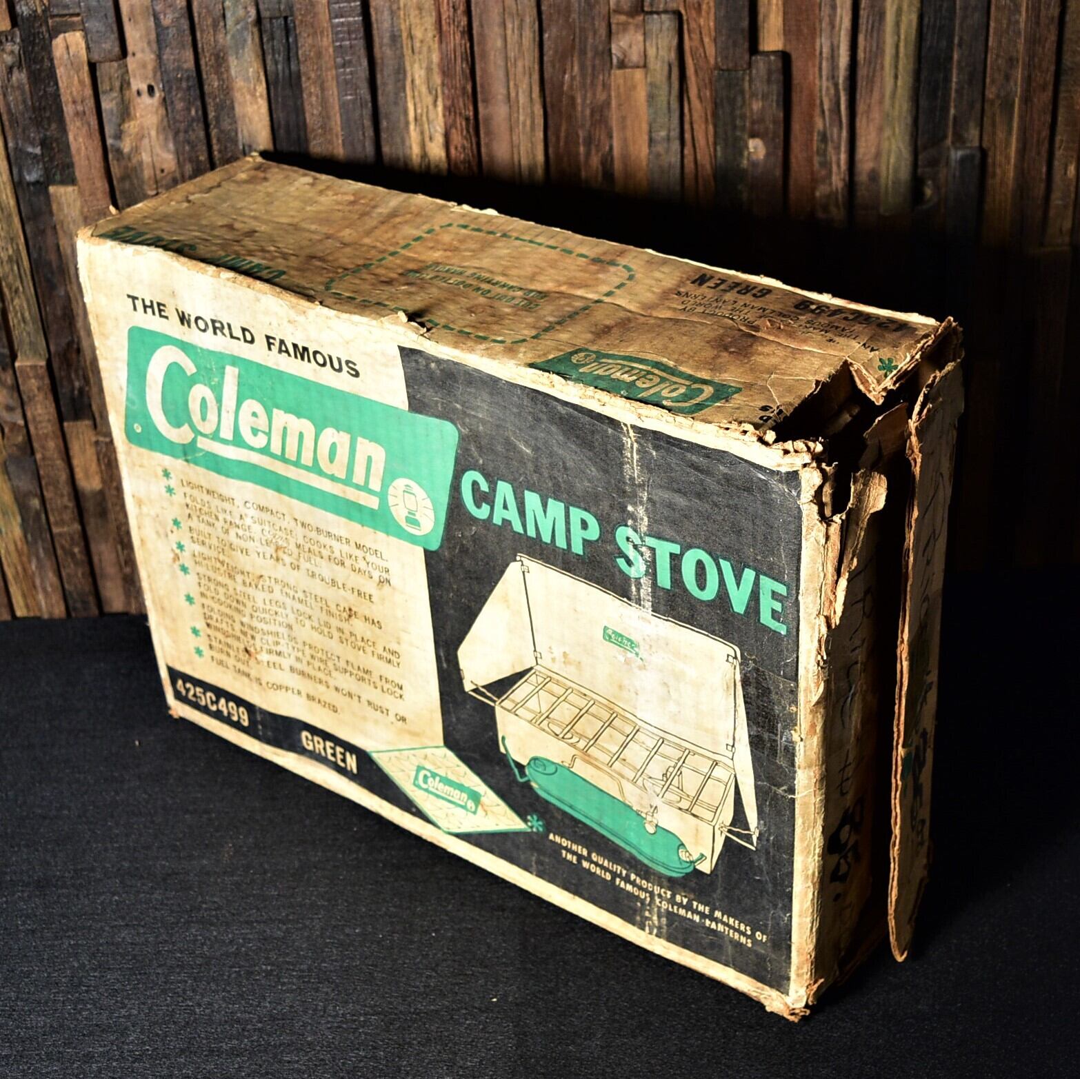 コールマン 425C ツーバーナー 赤脚 赤足 コンパクト ビンテージ