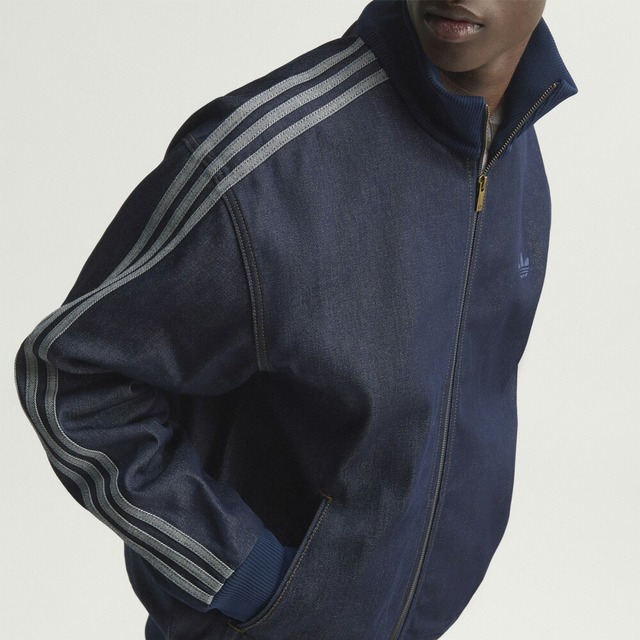 アディダス オリジナルス アディカラー ロウ デニム ファイヤーバード トラックトップ adidas Originals ADICOLOR RAW DENIM FIREBIRD TRACK TOP