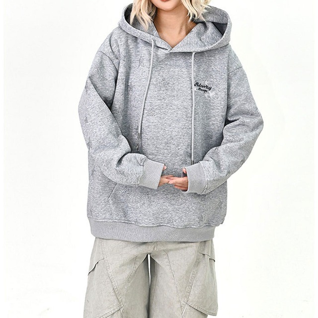 スターオールオーバービッグフーディ 2col   R01514