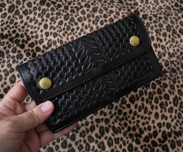 ALFONSO'S  OF HOLLYWOOD LEATHER TRUCKER WALLET
