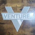 【ST-54】 VENTURE skateboard sticker ベンチャー スケートボード ステッカー シルバー