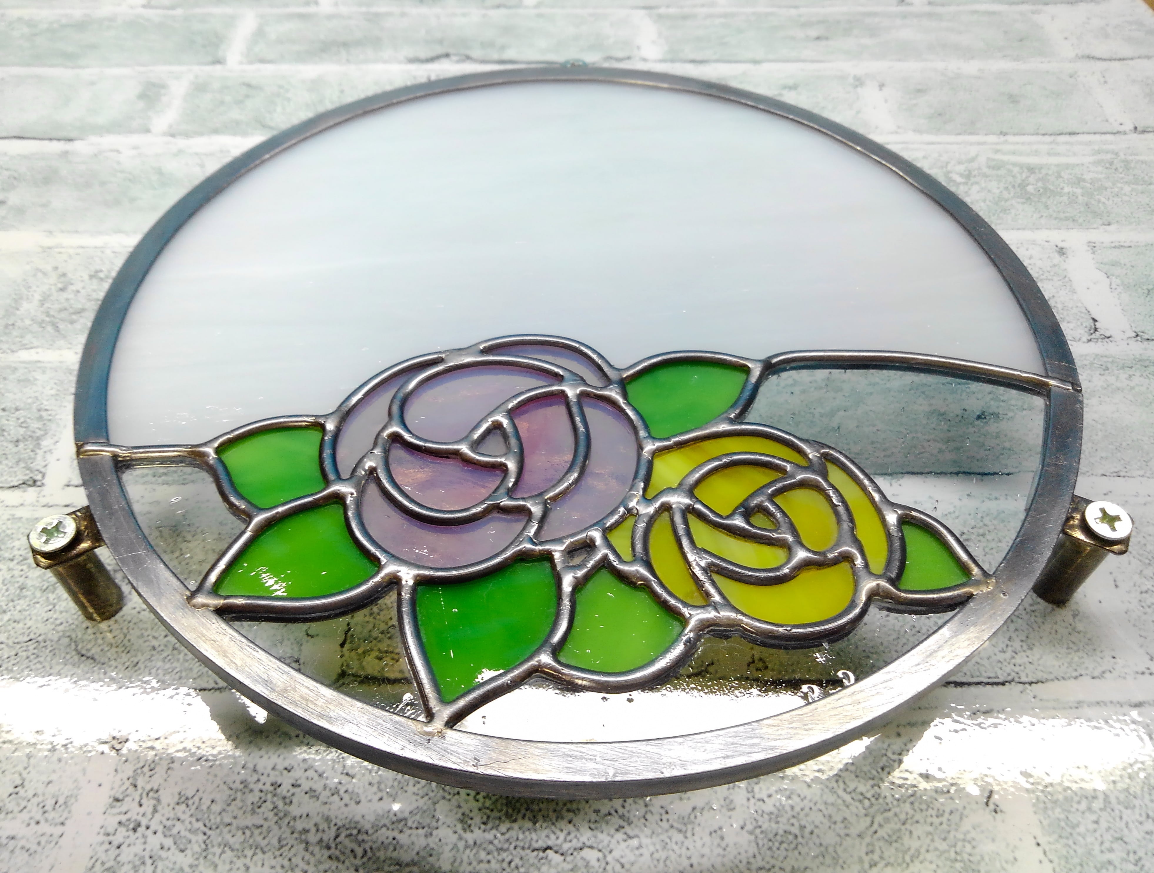 ステンドグラス表札 bara | グラスアート川原