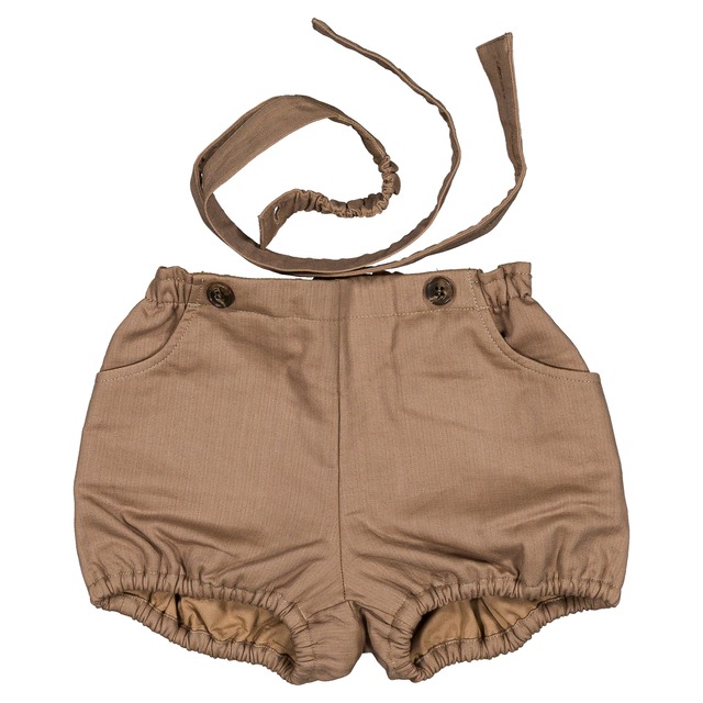ご予約【MaisonMarelle】送料無料Bloomer straps TERNES - brown