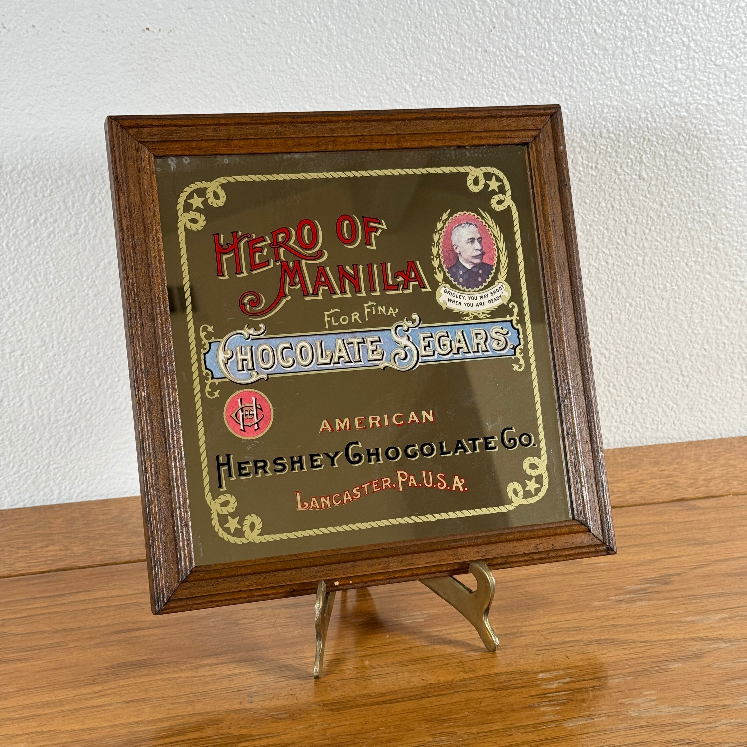 #1235 ビンテージ Hershey's パブミラー インテリア ディスプレイ