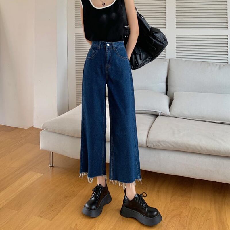 ジーンズ サマー薄手ルーズパンツ スプリングオータムハイウェスト 春物 夏物 秋物 試着室32301324363