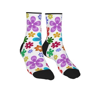 （メンズ）靴下花柄パターン