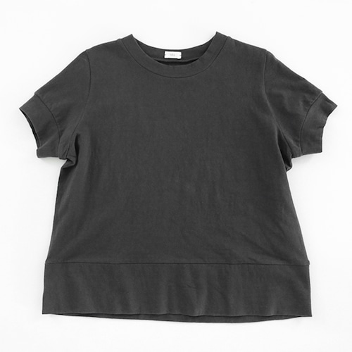 HAU ｜gauzeシリーズ綿100％Tシャツ（チャコール）