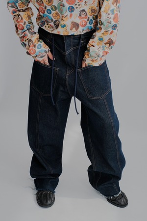 【Joone Joonam】Big Reversed Pants