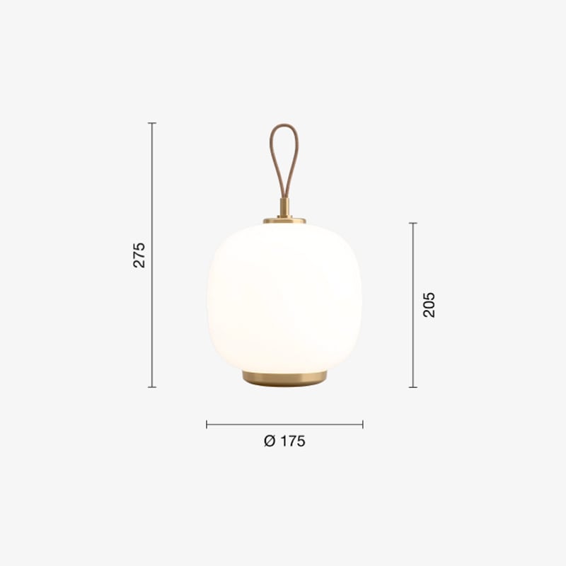 即納》VL45 ラジオハウス ポータブルランプ Opal White［ ルイス