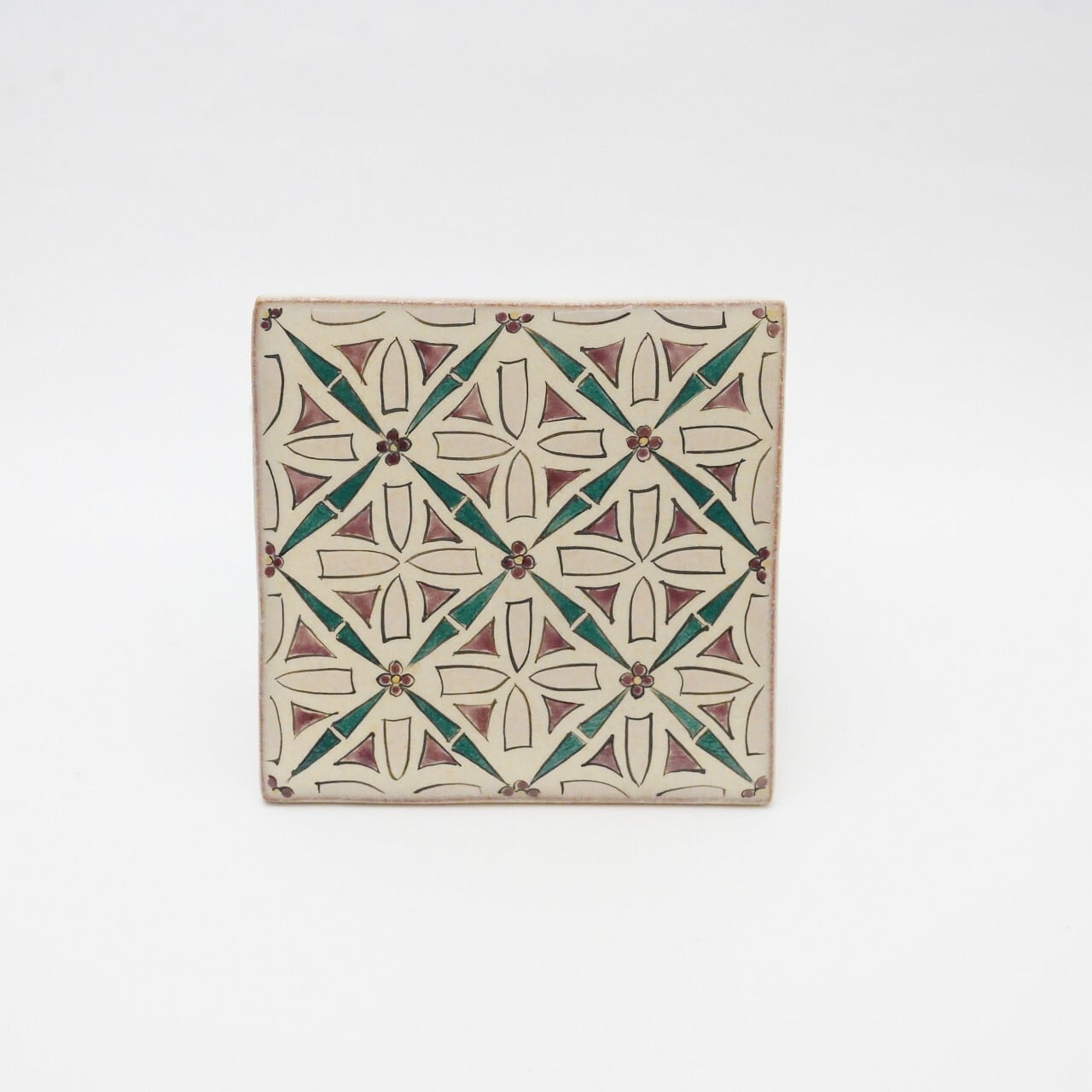 【赤膚焼 大塩ほさな】 タイルコースターⅡ