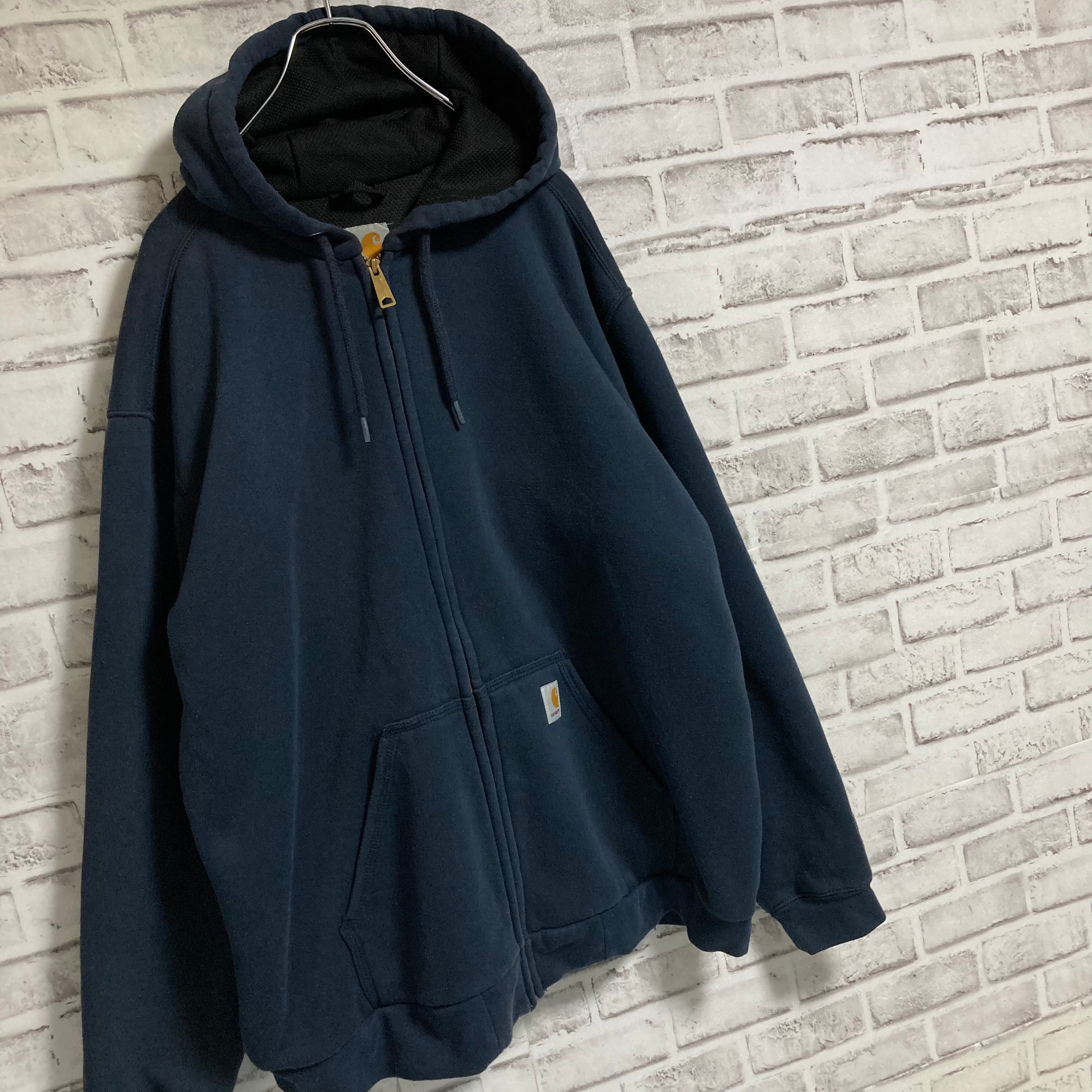 Carhartt】Zip Hoodie L 2000s Y2K フルジップパーカー 企業モノ