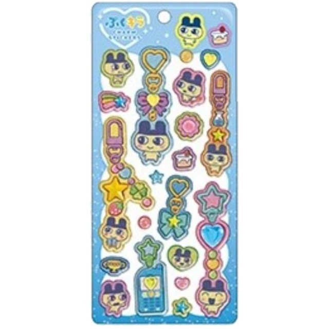 たまごっち ぷくキラチャームステッカー まめっち ステッカー シール ミニ
