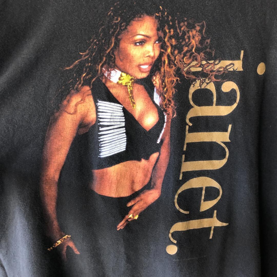 XZ506 90s Tシャツ janet. ワールドツアー ジャネットジャクソン
