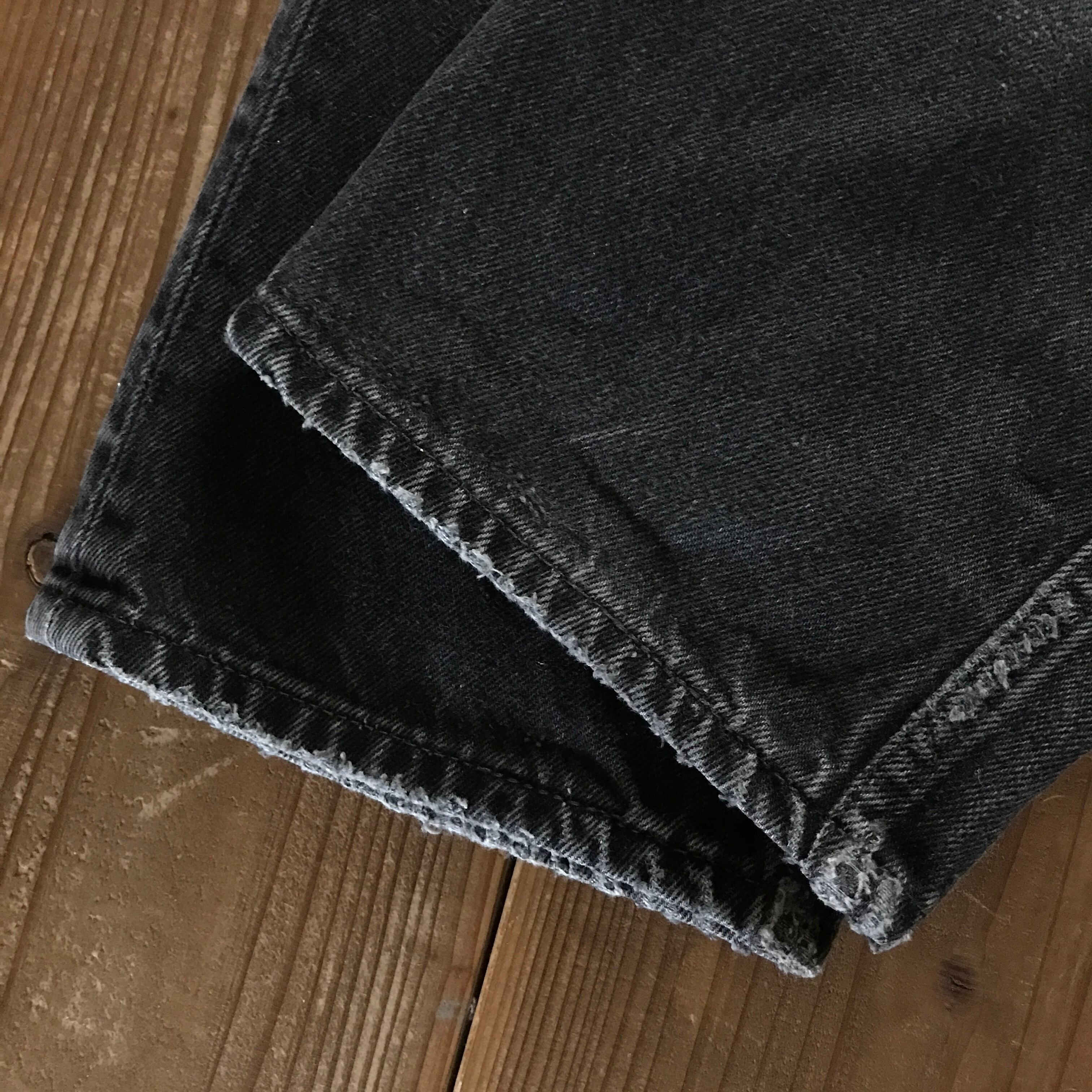 90's Levi's 501 ブラック デニムパンツ 表記(31×32) made in USA