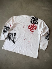 【Only One】Multi Logo Stencil Long Sleeve