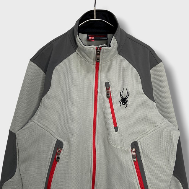 SPYDER スパイダー　コアセーター　テックフリースジャケット　グレー　M