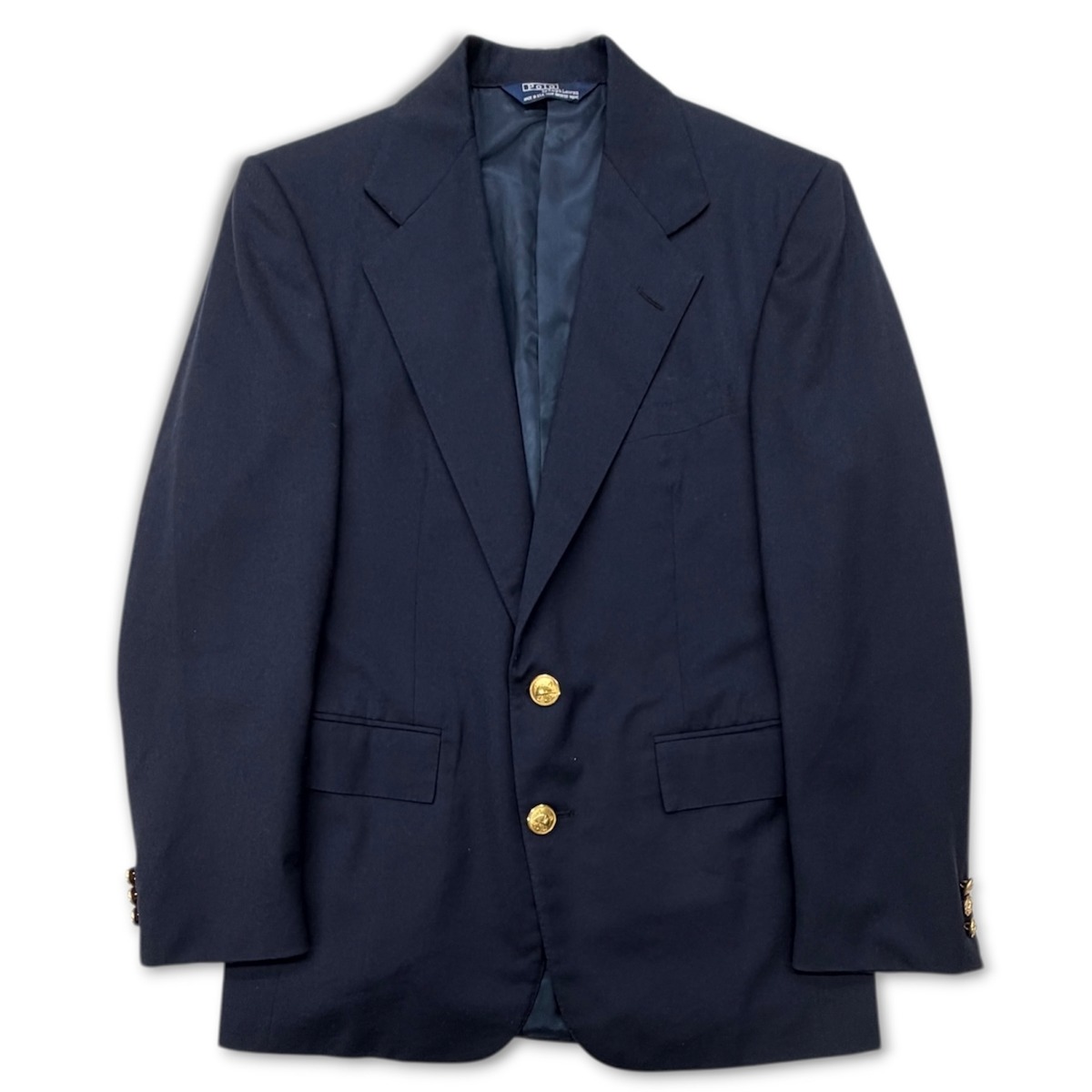 Ralph Lauren】90s jacket ラルフローレン ブレザー 紺ブレ USA製 | no 