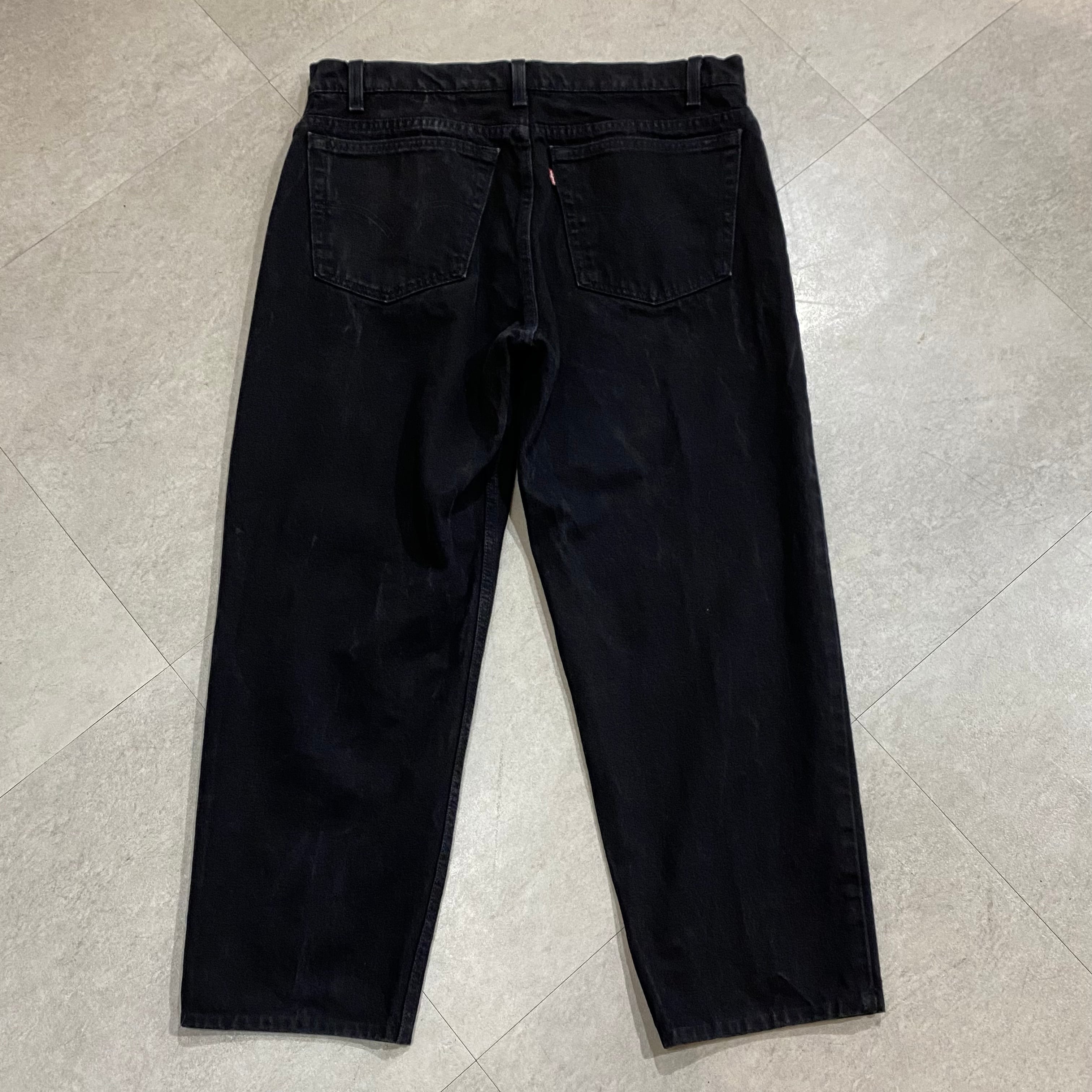 LEVI’S 550 BLACK W34L36 /Made in USA ’90リラックスシルエット