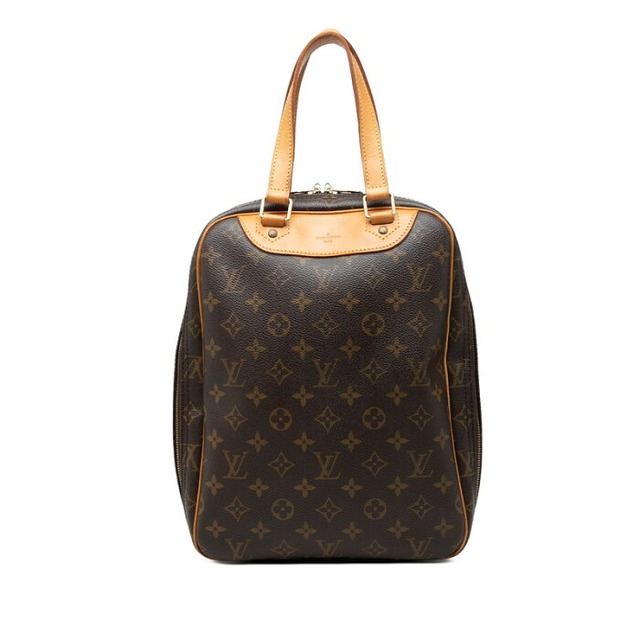 ルイ ヴィトン モノグラム エクスキュルシオン ハンドバッグ M41450 ブラウン PVC レザー レディース LOUIS VUITTON 中古