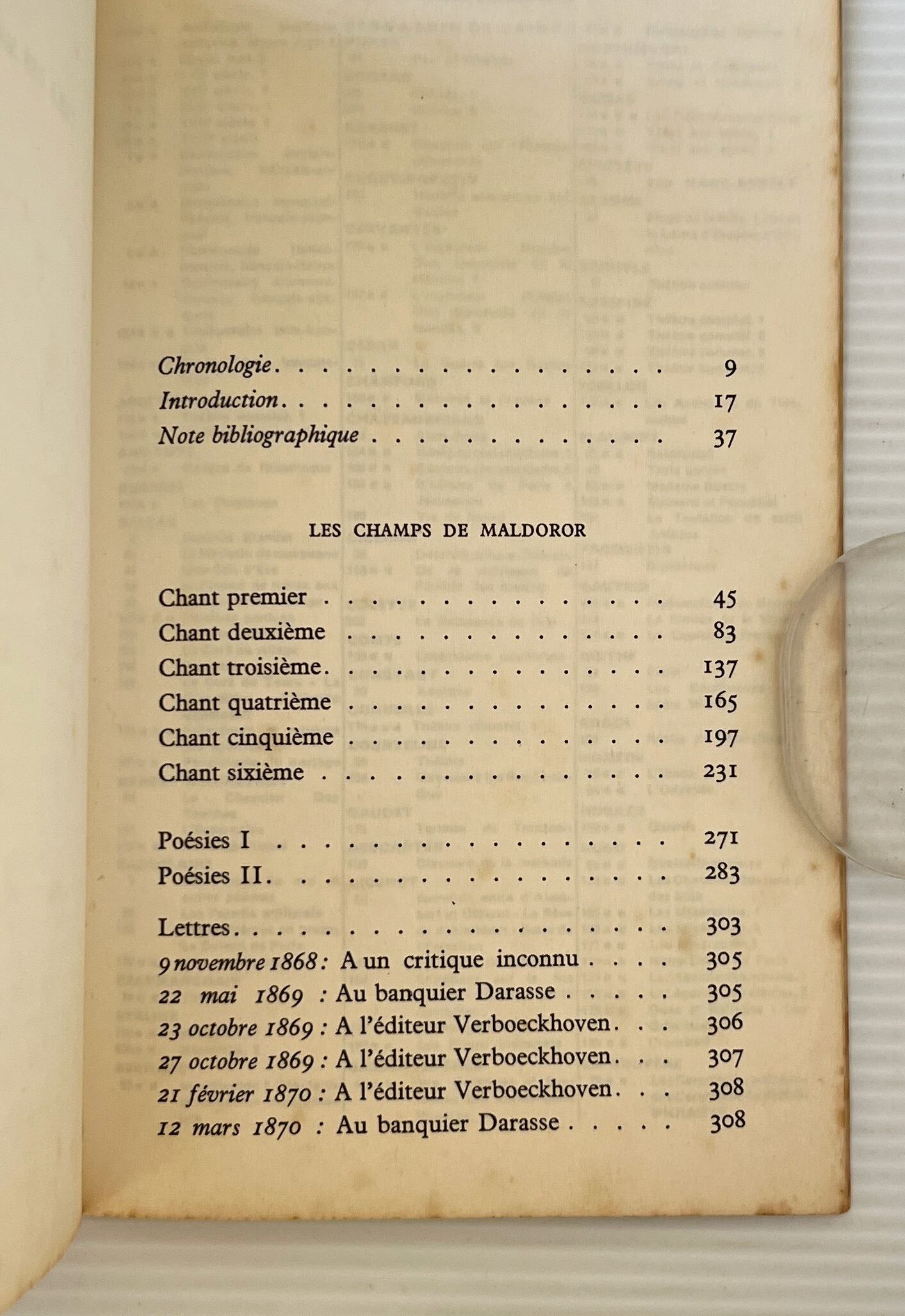 Lautreamont Oeuvres Completes: Les Chants de Maldoror Poesies マルドロールの歌 / Lautreamont ロートレアモン / Garnier-Flammarion