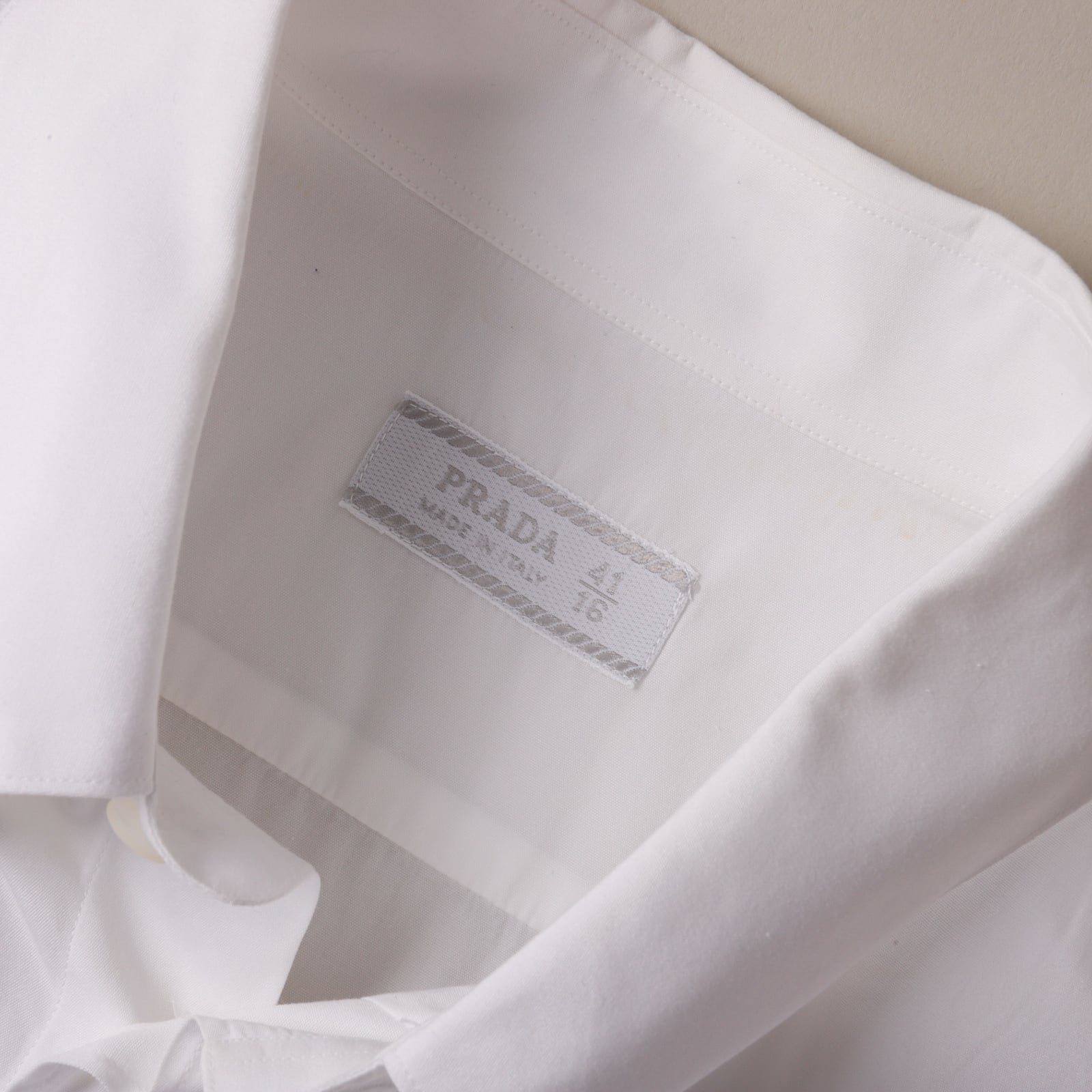 極美品】PRADA special B.D. cotton shirt made in ITARY mint