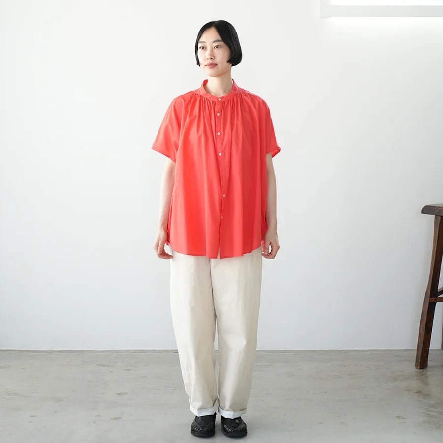 MANON（マノン） ：フレンチスリーブアミカルシャツ | Blanco