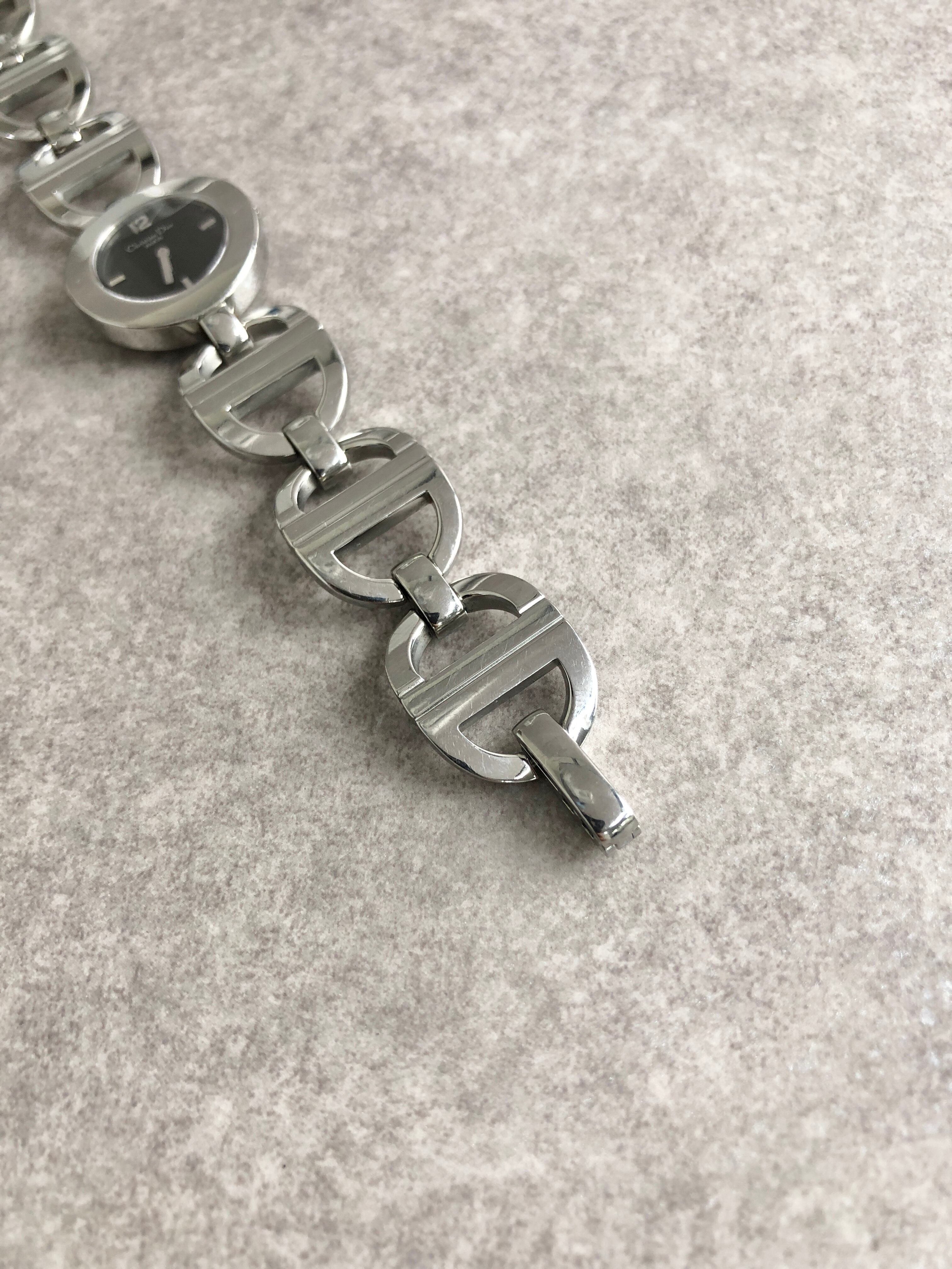 ✨Dior✨ディオール✨CD✨マリスラウンド✨シルバー✨腕時計✨ CHRISTIAN DIOR クリスチャンディオール CD022110 マリス