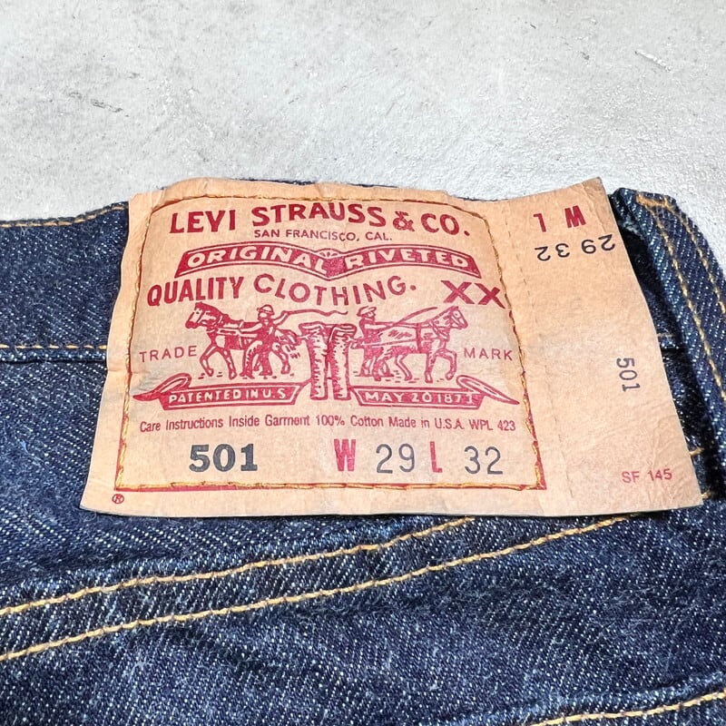 Levi's リーバイス 501×× 裏ボタン553  濃色 デニム