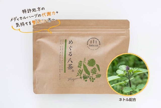 めぐる八茶（ネトルタイプ）Mサイズ（1包3.2g×20包入り）【送料無料】