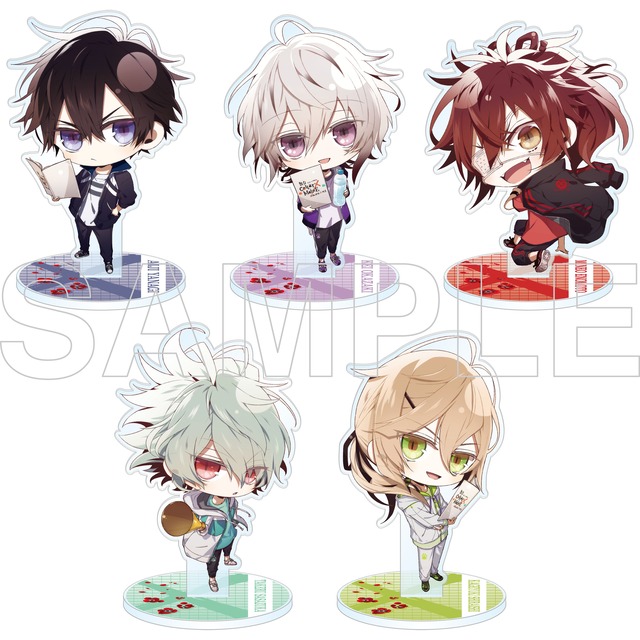 夏目ウタ先生イラスト アクリルスタンド キャラクター選択可 全5種 舞台 Collar Malice 榎本峰雄編 笹塚尊編 延期公演 シザーブリッツ ショップ