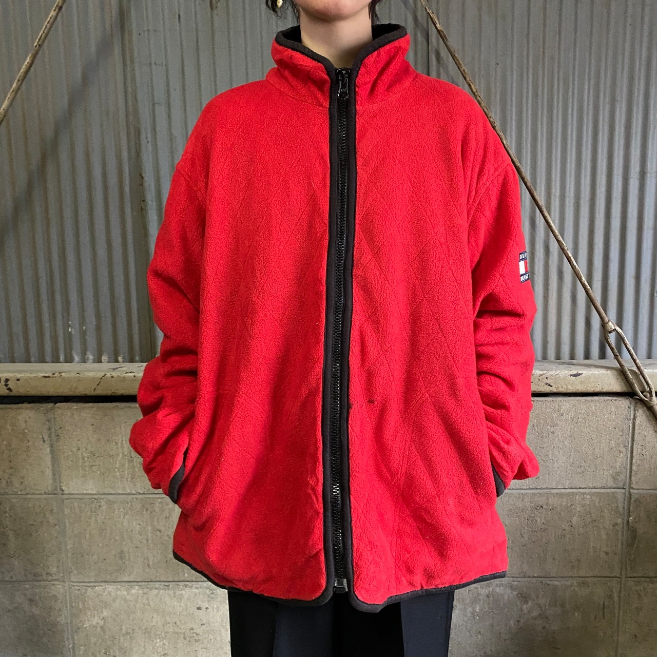 ビッグサイズ 90年代 TOMMY HILFIGER トミーヒルフィガー フリース 
