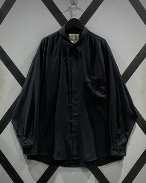 【X VINTAGE】Beautiful Drape Vintage Loose L/S Shirt
