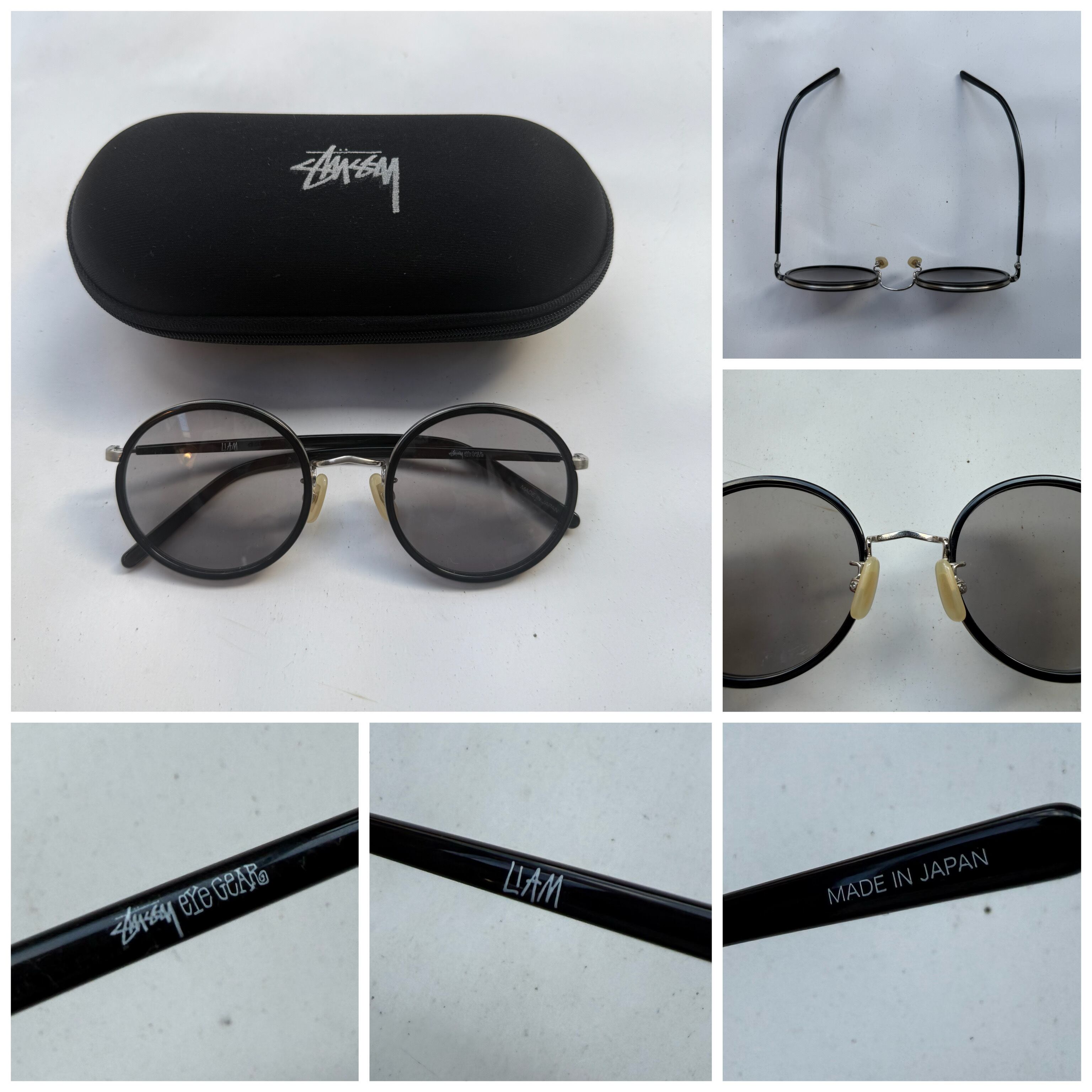 金子眼鏡×STUSSY LIAM（ステューシー リアム）サングラス 00's〜 Vintage “Stussy×金子眼鏡”Liam Sunglasses | 放課後の思い出