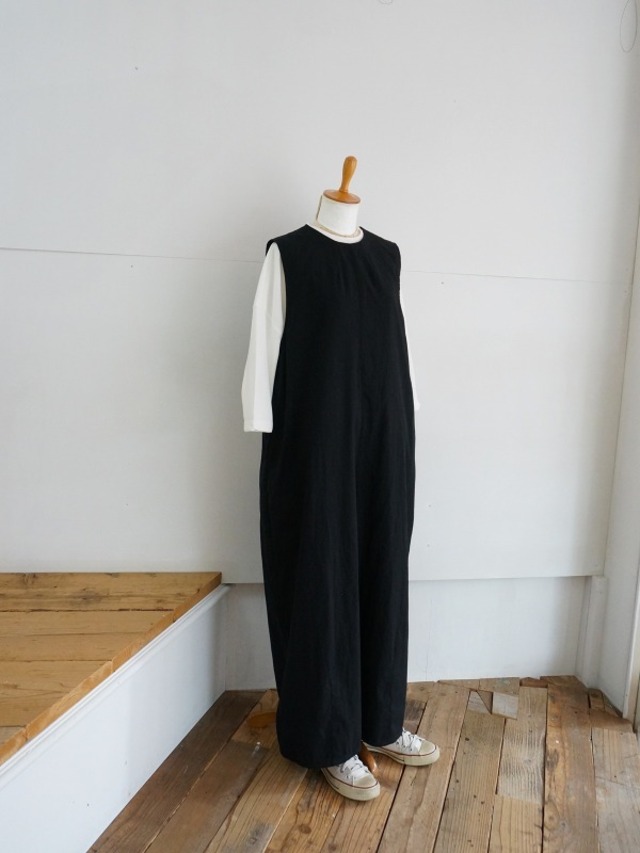 yuni　高密度コットンリネン オールインワン