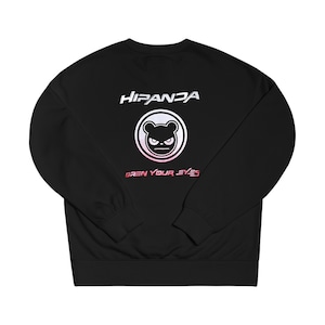 SALE 送料無料 【HIPANDA ハイパンダ】レディース クルーネック スウェット トレーナー WOMEN'S CREW NECK SWEAT SHIRT / WHITE・BLACK