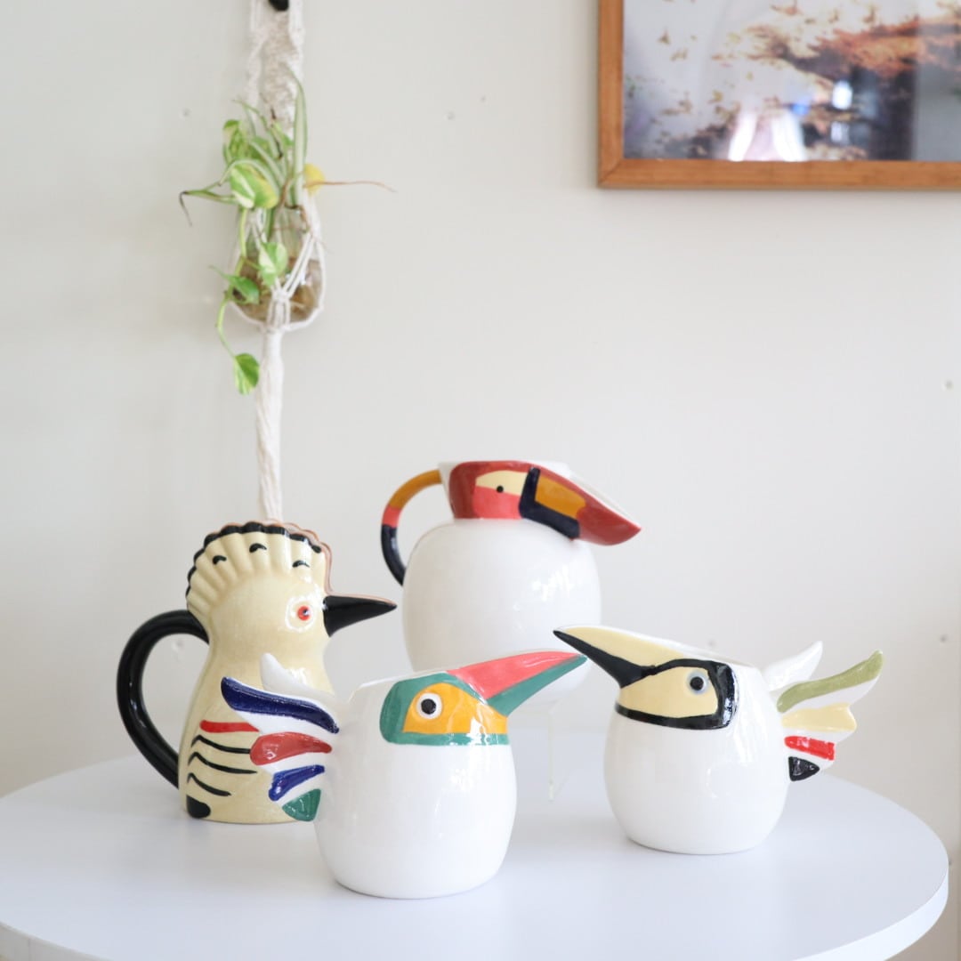 welms Hoopoe Jug-vase