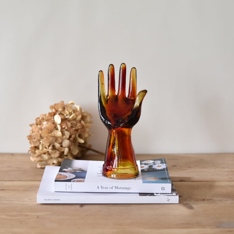 Glass Hand Object / ガラス ハンド オブジェ / 2009BNS-012 | BANSE