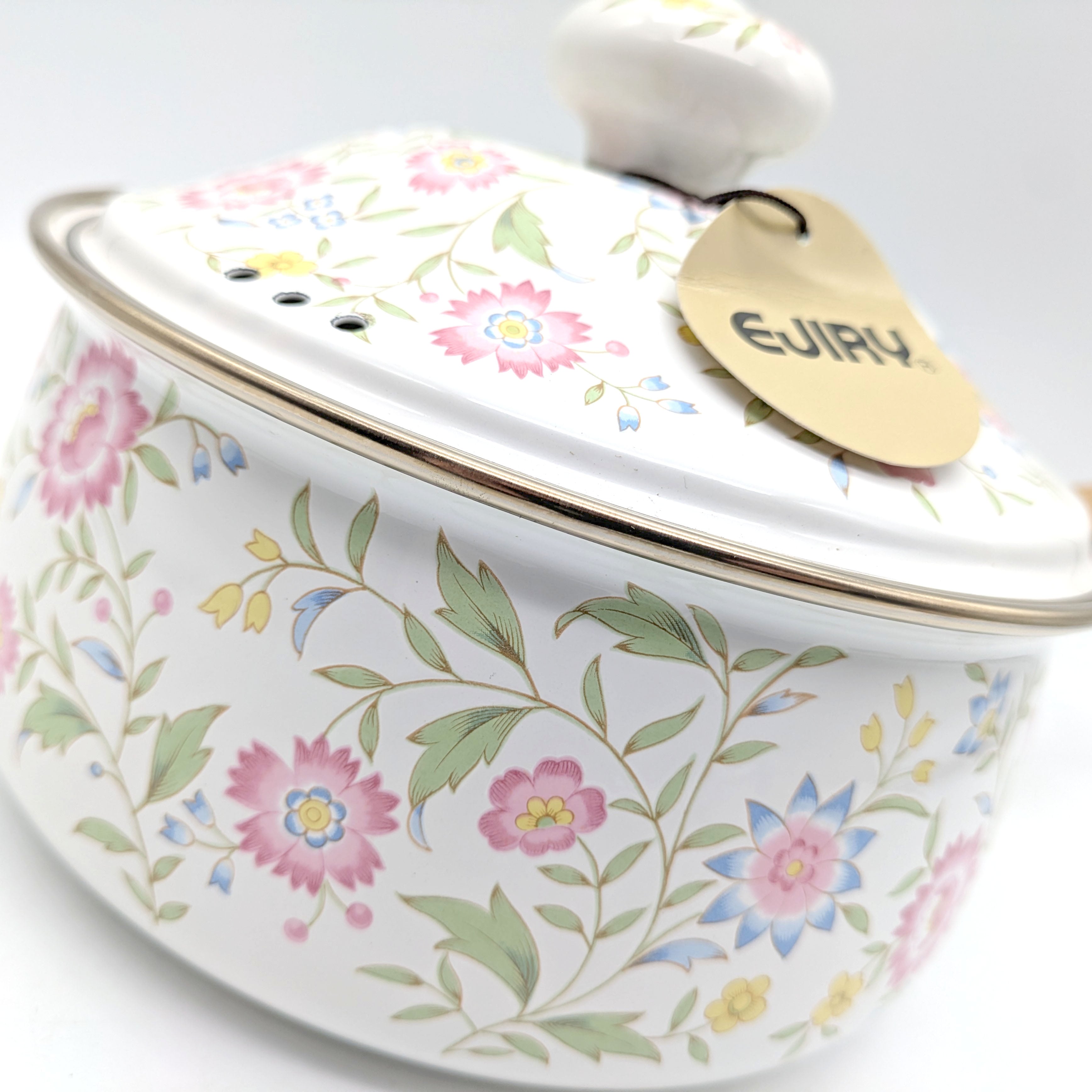 EJIRY(エジリー)・ホーロー鍋・片手鍋・昭和レトロ・No.241204-05