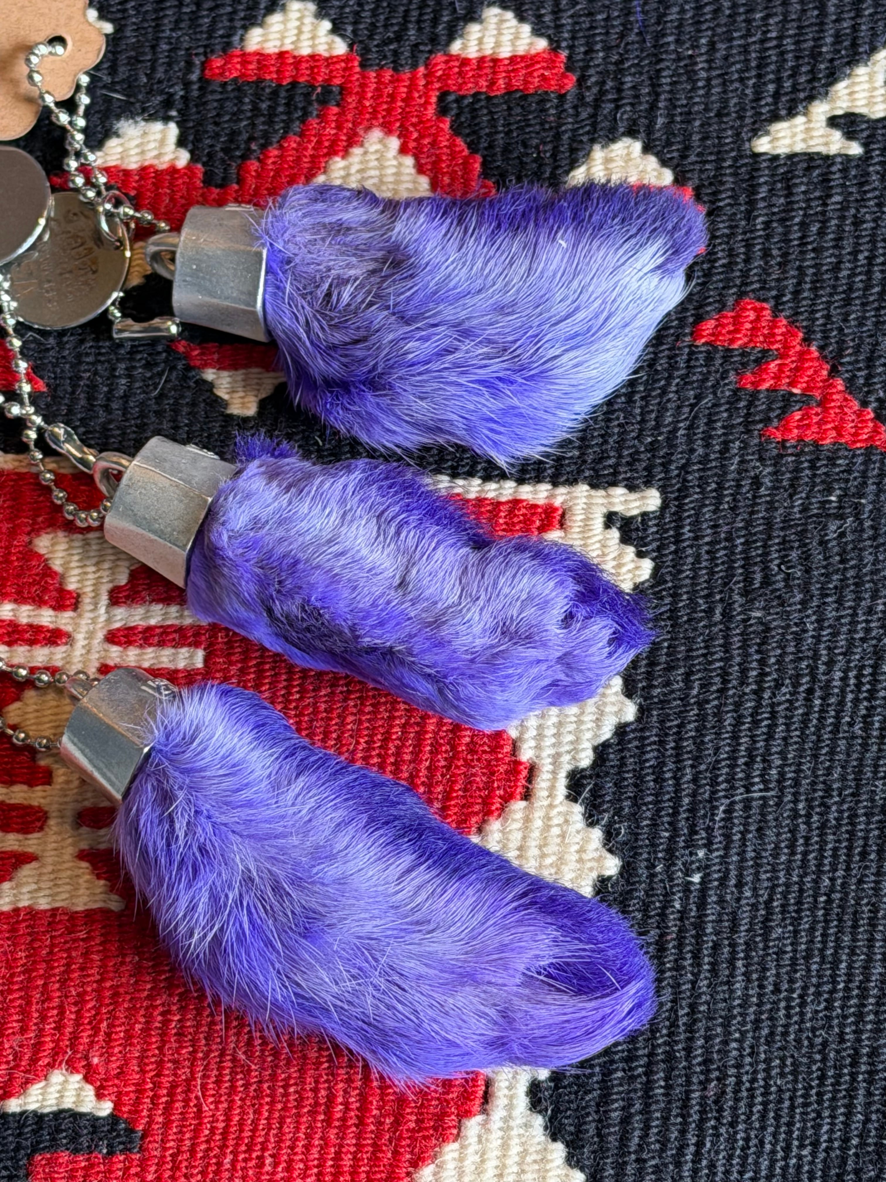 RABBITS FOOT KEY CHAIN 
