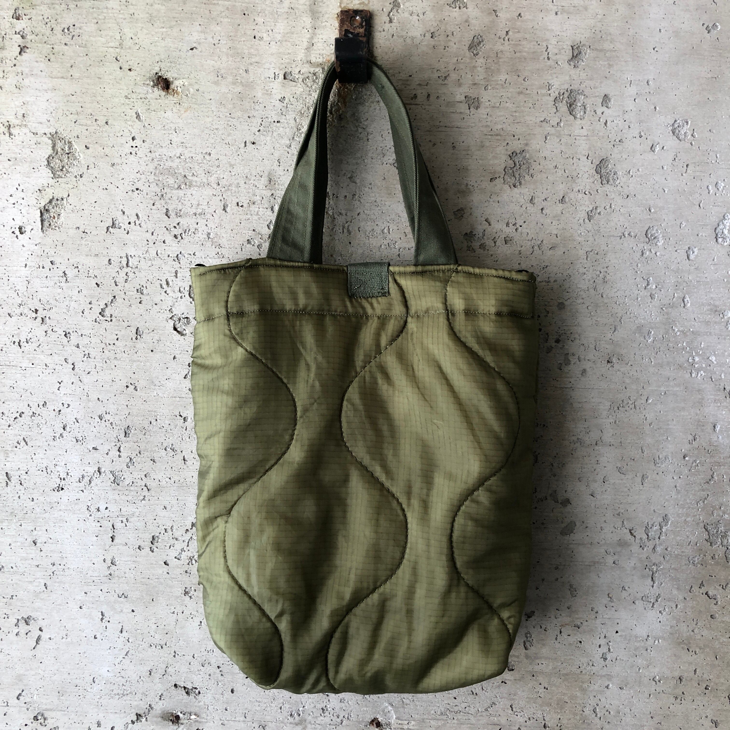 HB977】 ショルダー ミリタリー ライナーリメイクペイシェントバッグ