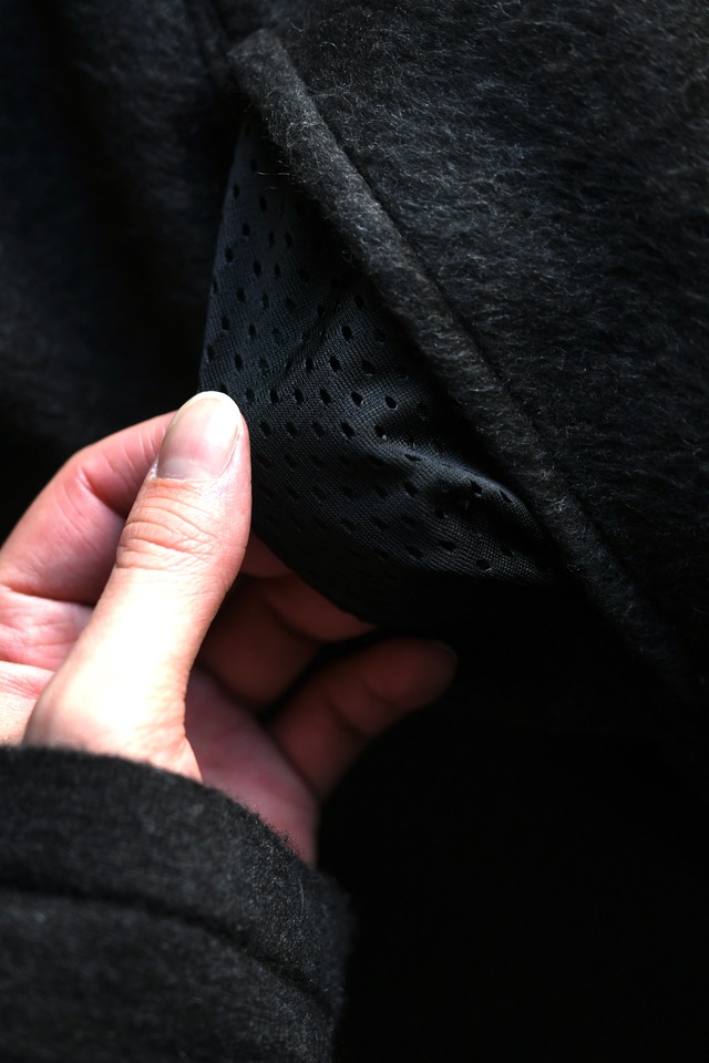 blurhms /  Pe/Silk Fleece Track Jacket (HeatherBlack)