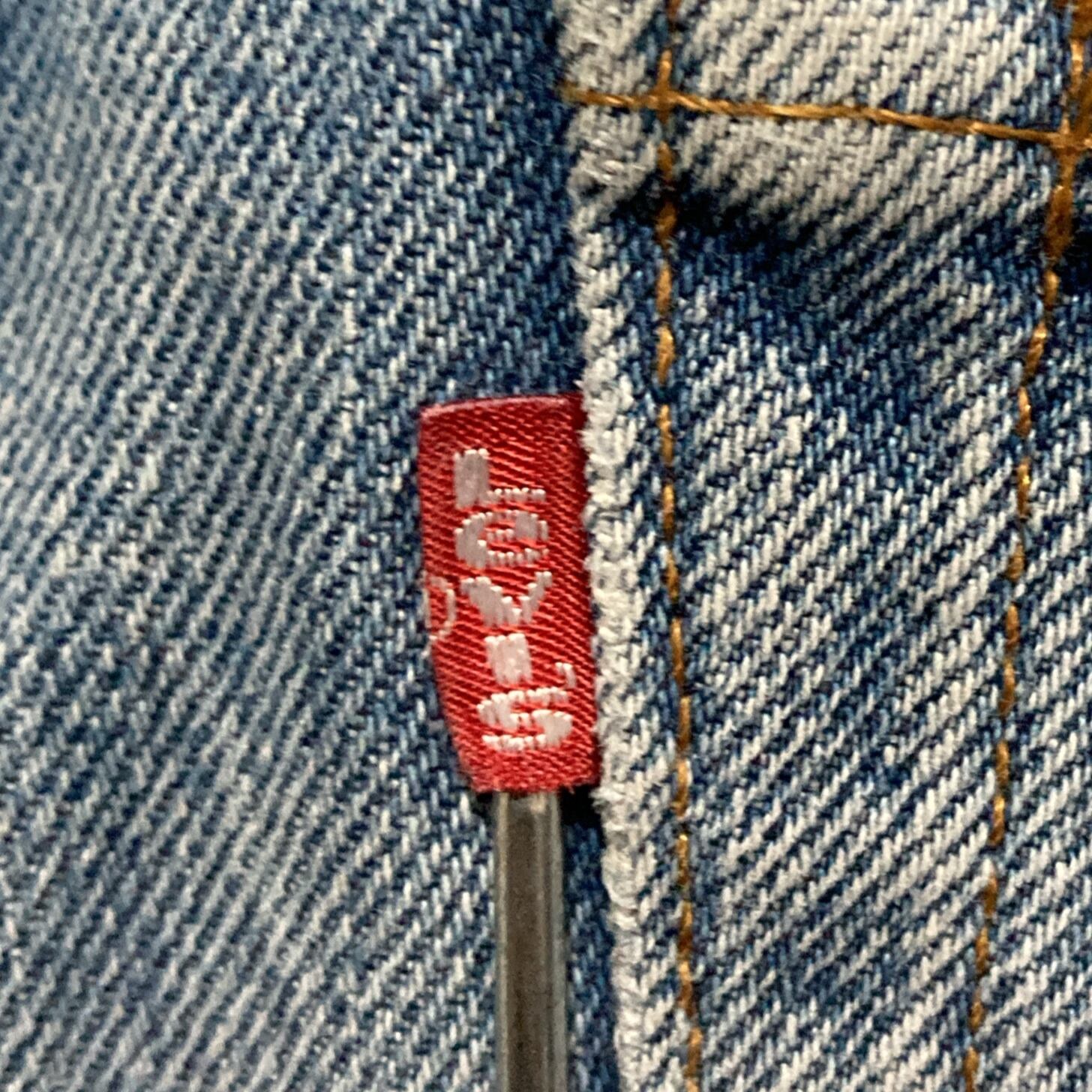W31 L33】80's US.Levis 501xx リーバイス エルパソ工場(522) 裏ボタン