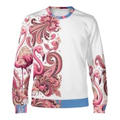 Unisex Custom Winter Crewneck Pullover Sweatshirt Paisley 4530