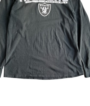 Used long sleeve T-shirt -RAIDERS-