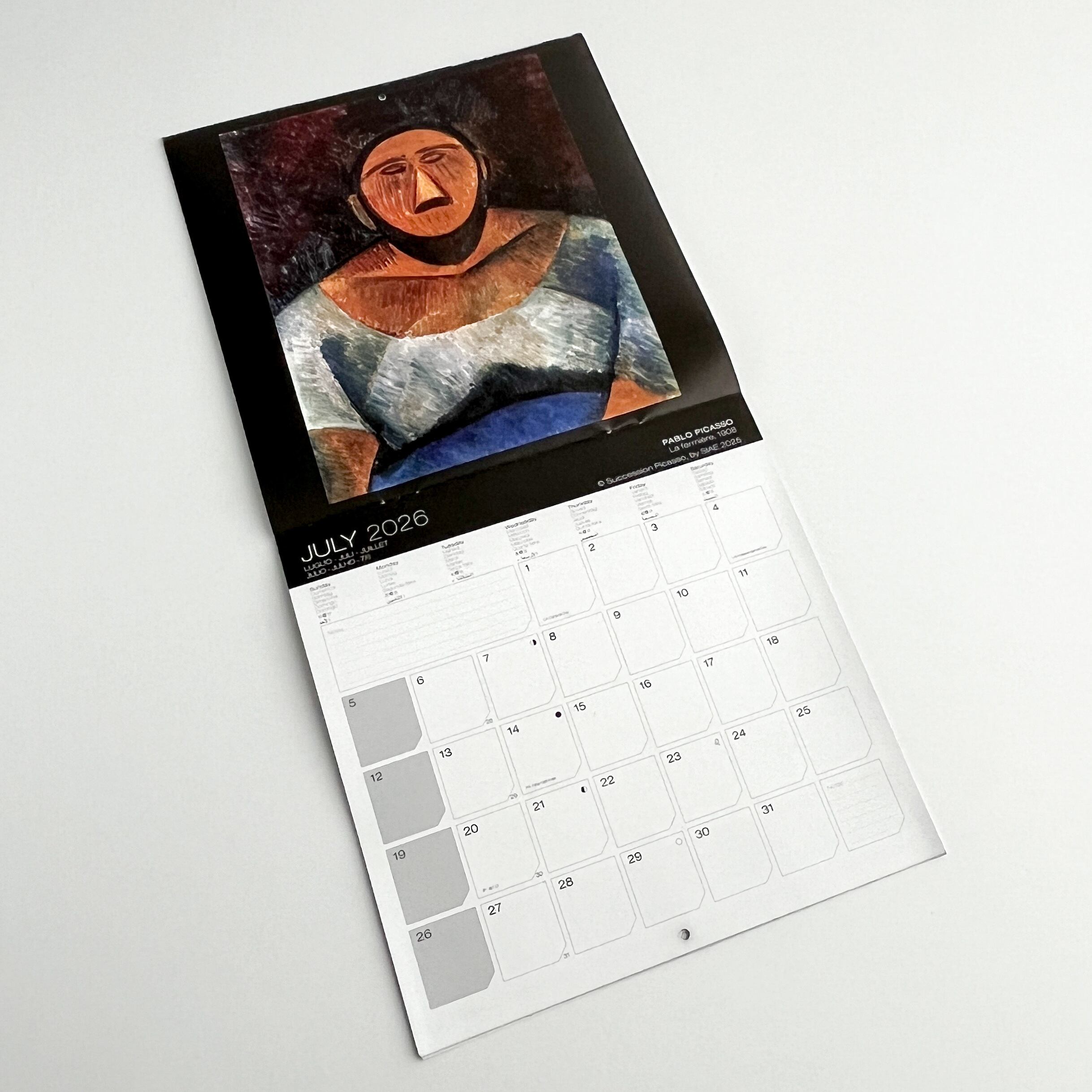 ピカソ 2026 ミニカレンダー | hmm, by 東京都美術館ミュージアム