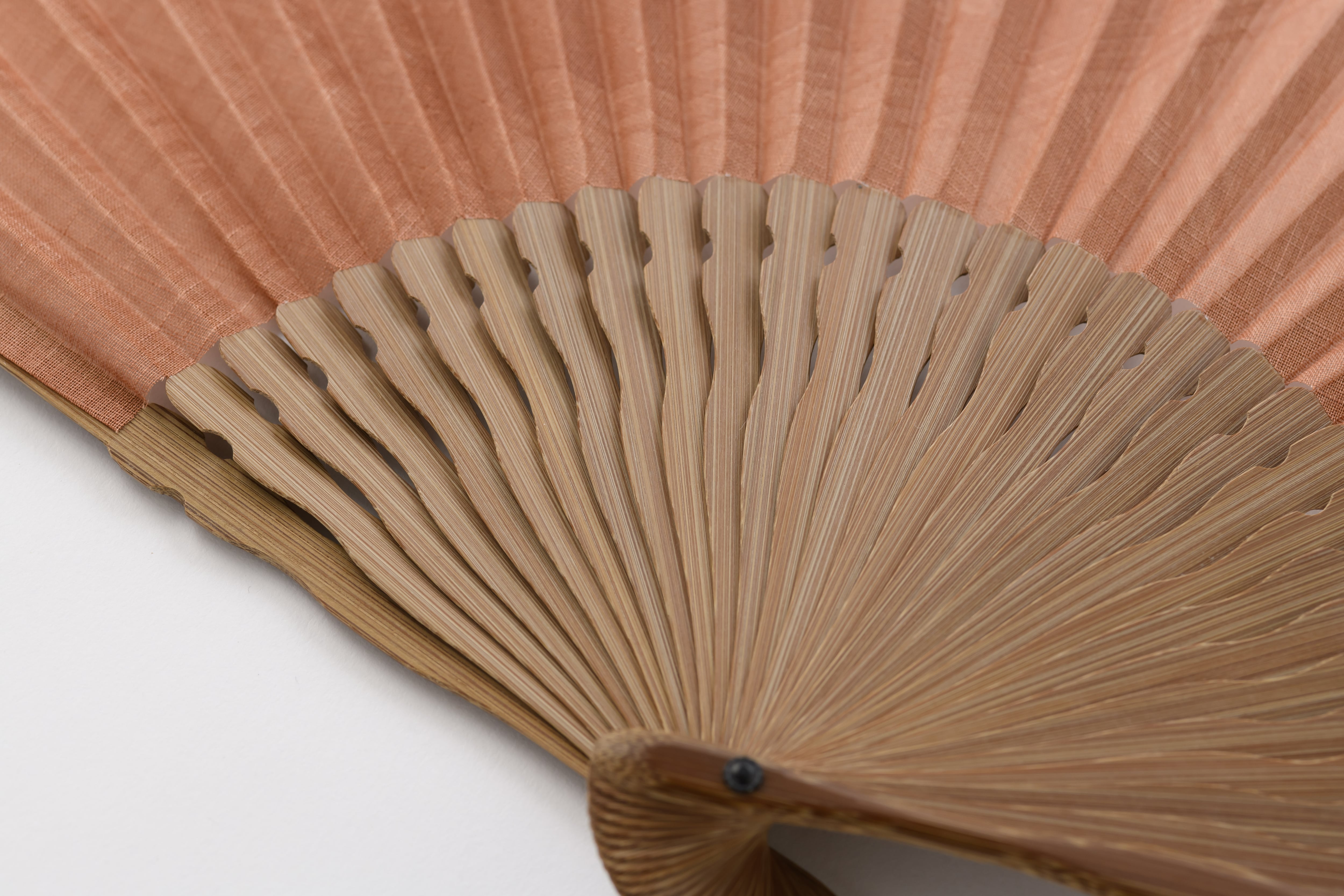 柿渋染め 柿渋染 | 紗月扇 京都【オンラインショップ】 | 京扇子 布扇子の