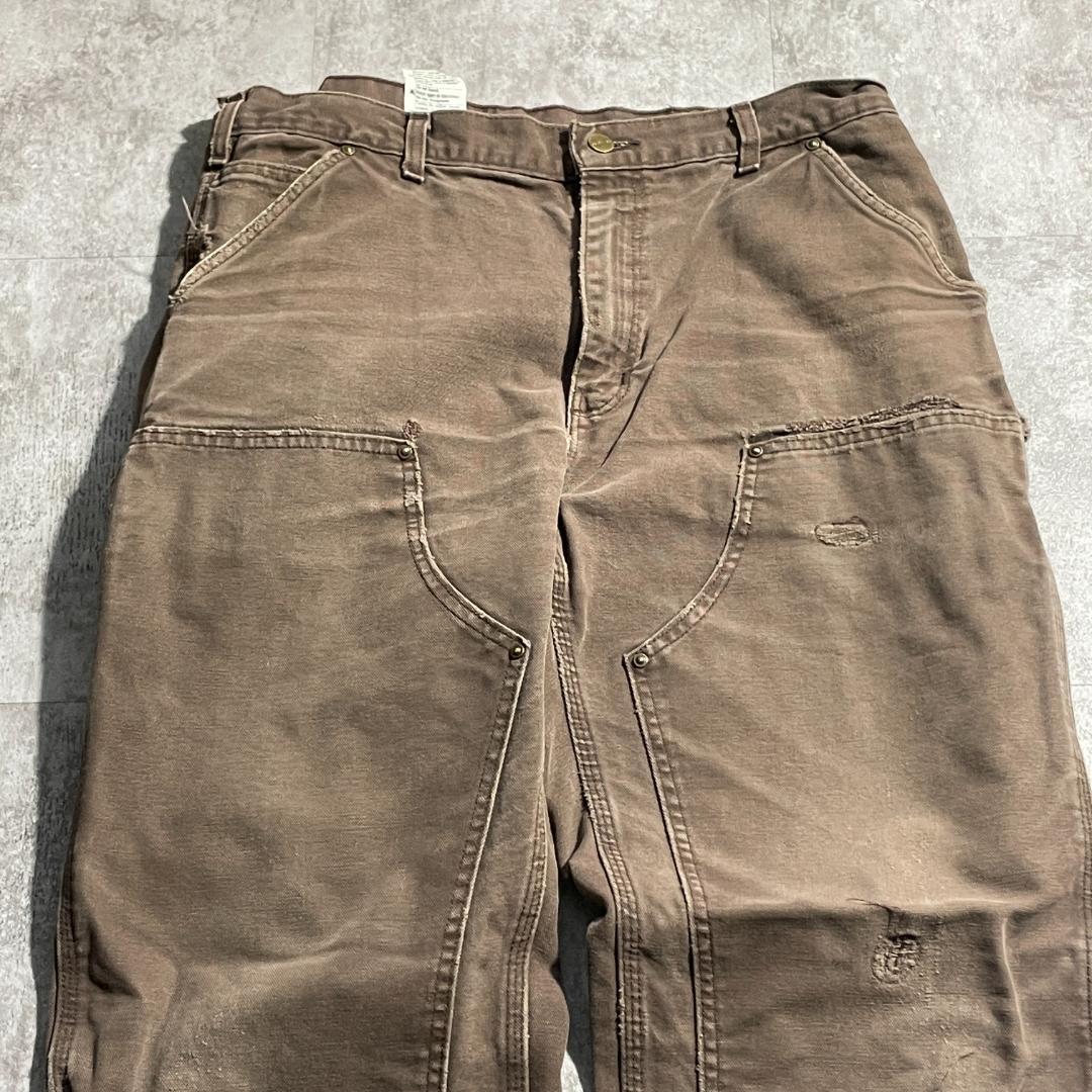 ダークブラウン ダブルニー Carhartt B136 DKB 36×32 | ib2