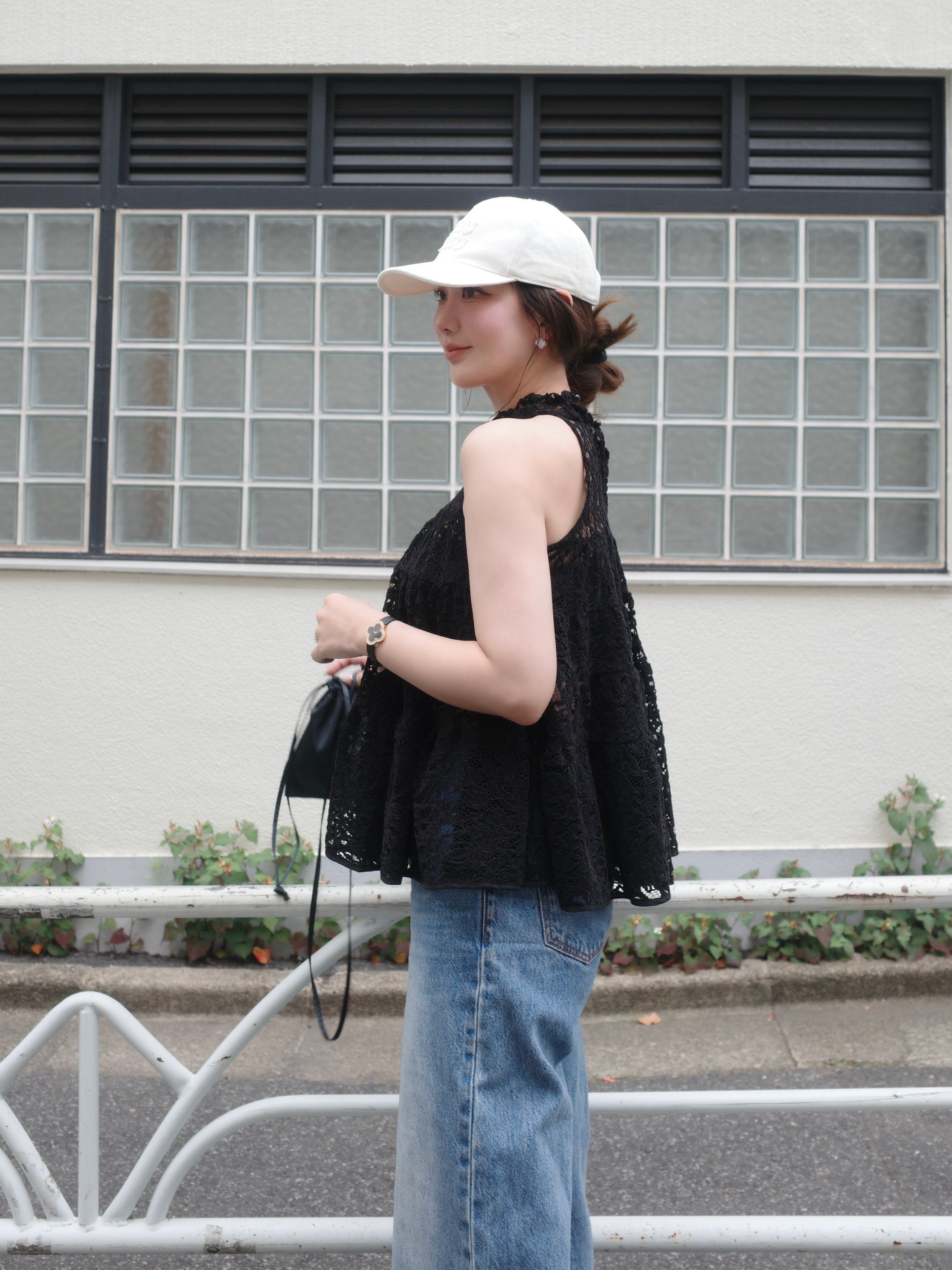 chloe tops / black 7/2 21:00～ 再販(即納) | HYEON